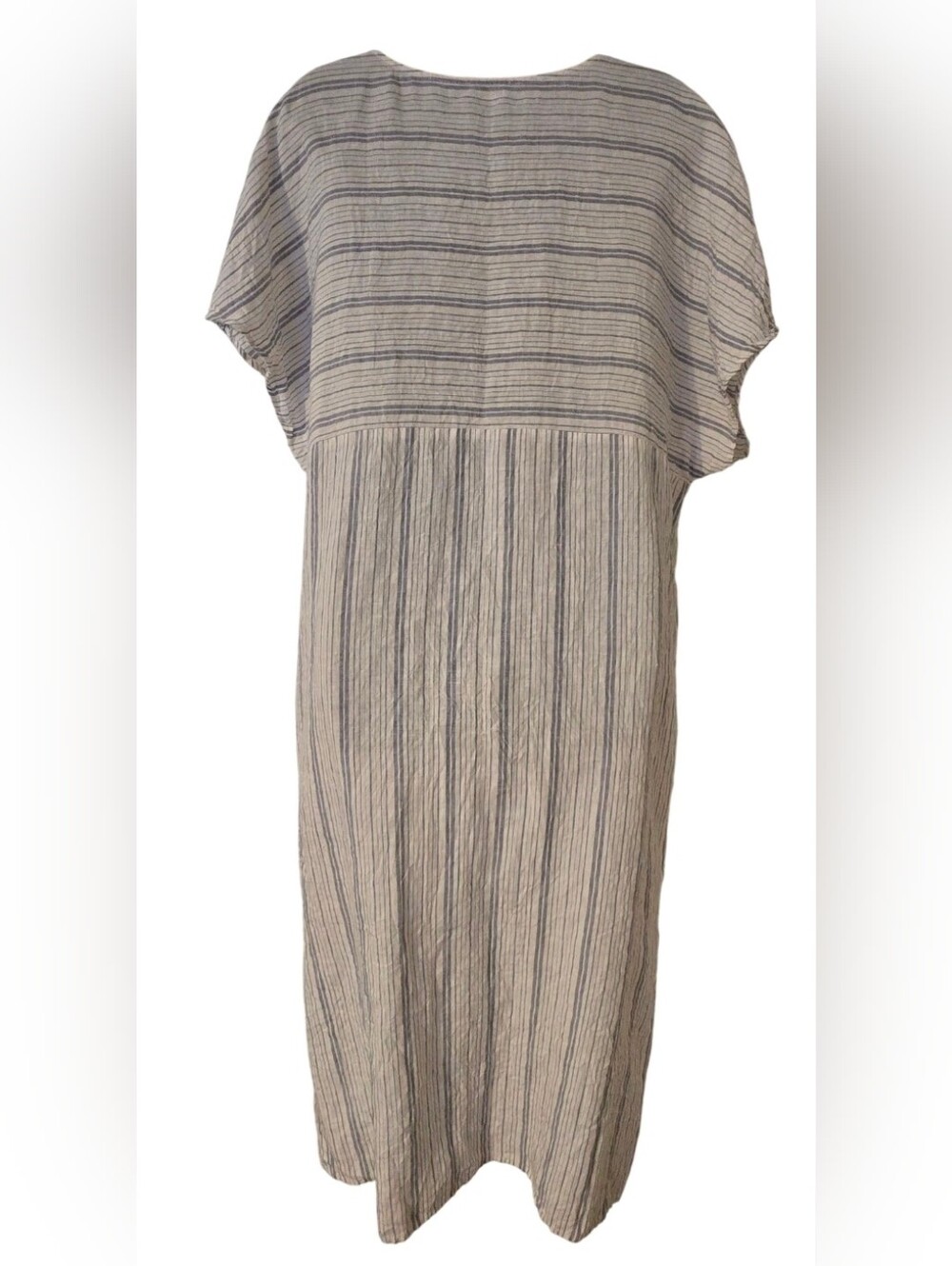 Eileen Fisher Sleepwear By Garnet Hill 100% Organic Linen Sleep Dress XL - Picture 2 of 7